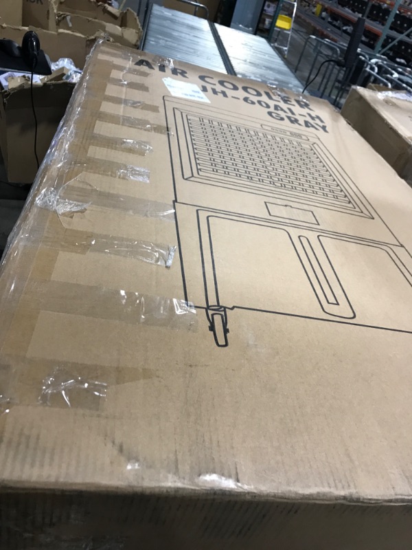 Photo 1 of Uthfy 58" Evaporative Air Cooler, 8979 CFM Swamp Cooler with 110° Oscillation, 36 Gallon Water Tank, Portable Air Conditioner with 3 Speeds, Evaporative Cooler with 5 Ice Packs for Garage, Patio Use