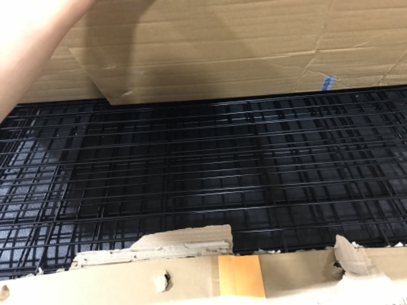Photo 1 of Midwest Homes for Pets Ginormous Double Door 54-Inch Dog Crate for XXL Dogs Breeds; Great Dane, Mastiff, St. Bernard, Drop Pin Assembly Requires Two People; Divider Panel Not Included; Black: SL54DD