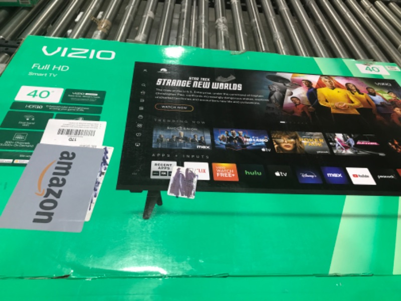 Photo 1 of VIZIO 40-inch Full HD 1080p Smart TV with DTS Virtual: X, Alexa Compatibility, Google Cast Built-in, Bluetooth Headphone Capable, (VFD40M-08 New)