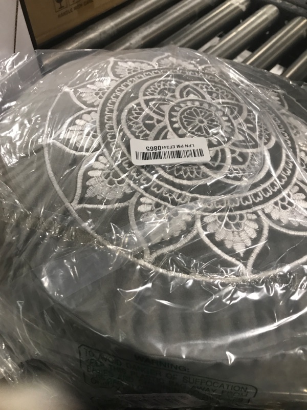 Photo 1 of Florensi Meditation Cushion - Comfortable Floor Pillow - Traditional Tibetan Meditation Pillow with Beautiful Velvet Cover – Large Floor Cushion for Adults - Yoga Bolster