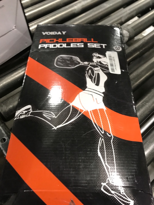 Photo 1 of Pickleball Paddles Set of 2, USAPA Approved Fiberglass Pickle Ball Paddles with 4 Pickle Balls, Durable &Lightweight Racket for Beginners, Pros, Men, Women, Adults, Kids