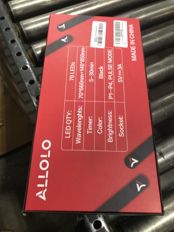 Photo 1 of ALLOLO Red Light Therapy for Body, 3-in-1 LED Bead with Timer Remote Control, 12.6"*6.3" 660nm&850nm Infrared Light Therapy for Body Pain Relief Wearable for Muscle Repair