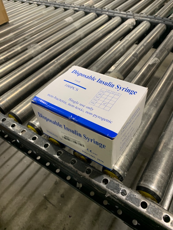 Photo 1 of U-100 1cc Syringes with 31g 5/16" (8mm) , Individually Wrapped, Pack of 100
