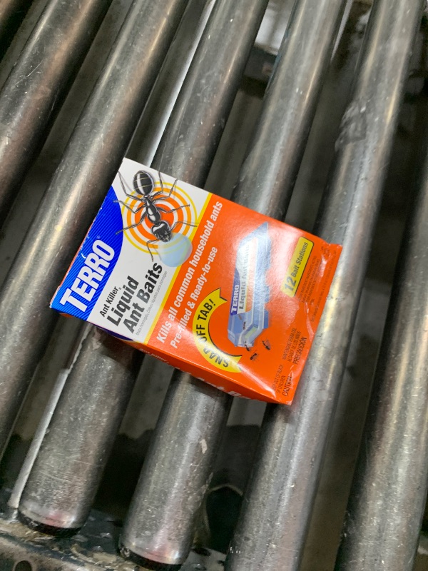 Photo 1 of TERRO Ant Killer Bait Stations T300B - Liquid Bait to Eliminate Ants - 12 Count Stations for Effective Indoor Ant Control
