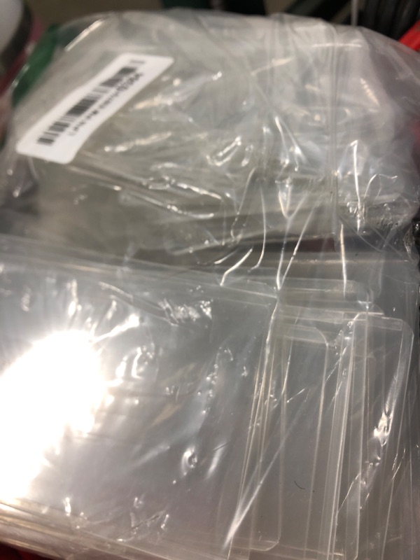 Photo 1 of 100 Pack 3"x4" Hard Plastic Card Sleeves Top Loaders for Cards, Baseball Card Protectors Hard Plastic, for Baseball Card, Game Cards, Trading Card, and So on