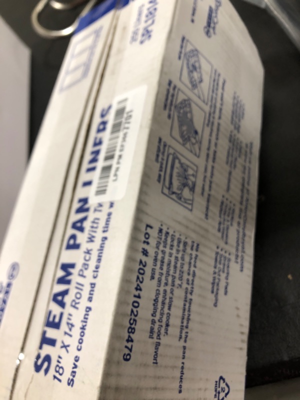 Photo 1 of Royal 18" x 14" Steam Pan Liners with Twist Ties, Package of 250
