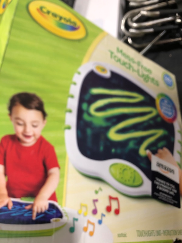 Photo 1 of Crayola Toddler Touch Lights, Musical Sensory Toys for Toddlers, Light Up Drawing Pad, Mess Free Painting, Travel Activity, Gift for Toddlers, 2+