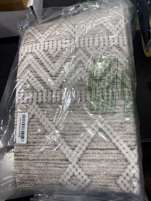 Photo 1 of Ileading Runner Rugs for Hallways 2x10ft Heavy-Duty Durable Entryway Floor Mat with Non Slip Rubber Backing for Busy Traffic Extended Indoor Doormat Machine Washable Kitchen Throw Rug(Beige)