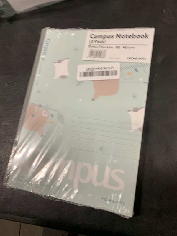 Photo 1 of KOKUYO Composition Notebooks, 3 Pack Campus B5 Comp Book with Dotted A 7mm Rule, 40 Sheets, School Lined Notebook in Blue Green Yellow, Cute Journal for Women Girls Work Study Note Taking Japan Import