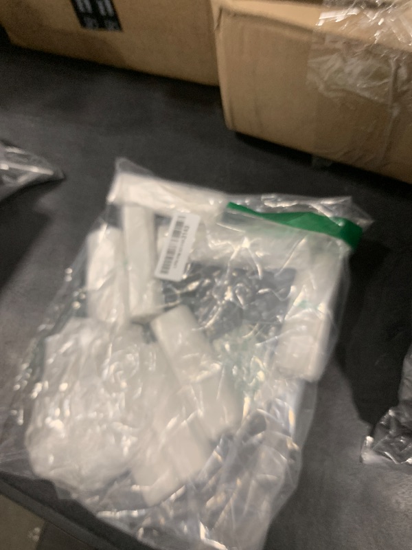 Photo 1 of 1.2 Gallon 120 pcs(1-1.2 Gal) Small Clear Trash Bags, Strong 1 Gallon 1.2 Gallon 1.3 Gallon Garbage Bags, Bathroom Trash Can Bin Liners,Mini Bags Waste Basket Liner,Fit 5 Liter, 1-1.2 Gal (1.2C120)