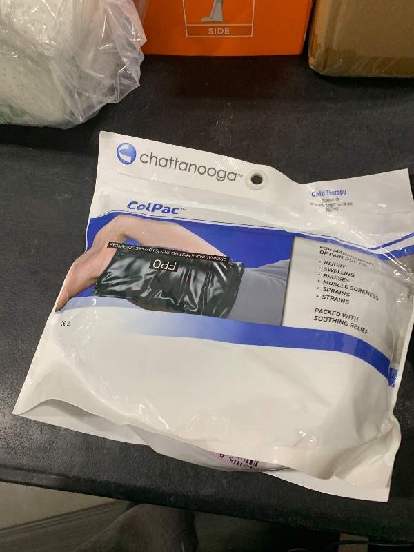 Photo 1 of Chattanooga ColPac - Reusable Gel Ice Pack - Black Polyurethane - Standard - 10 in x 13.5 in - Cold Therapy - Knee, Arm, Elbow, Shoulder, Back - Aches, Swelling, Bruises, Sprains, Inflammation