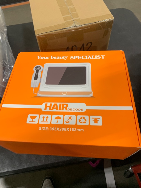 Photo 1 of ?? ???? ?? Screen Scalp Analysis Machine with 50x/200x Lenses, Hair Scalp Analyzer & Microscope for Skin and Hair Follicle, No App Required, for Home & Salon Use