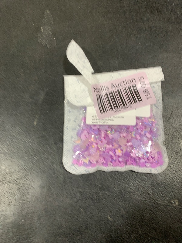 Photo 1 of Briskbloom 320PCS Purple Assorted Mix 3D Nail Charms, Cute Resin Charms for Acrylic Nail Decoration DIY Crafts, Flatback Kawaii Y2K Heart Star Bow Flower Nail Supplies Rhinestones