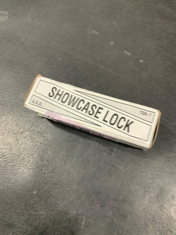 Photo 1 of C.R. LAURENCE TDK7AKA CRL Aluminum Stick-On Showcase Lock - Keyed Alike