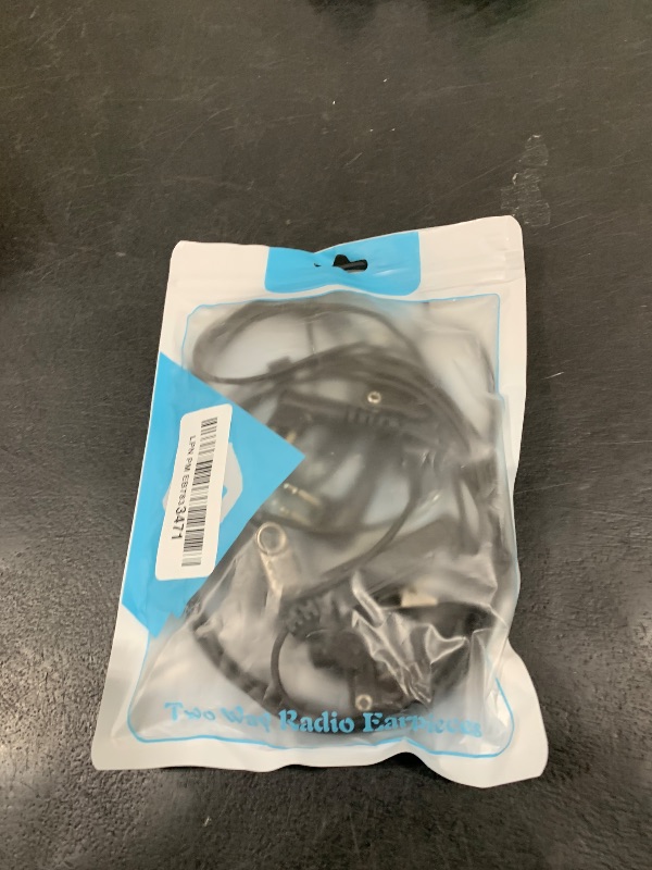 Photo 1 of AIRSN A 2 Pin Earpiece Headset for Motorola CP200,GP300,CLS1110,CLS1410 Walkie Talkies/Two Way Radio with Transparent Acoustic Tube (Pack of 2)