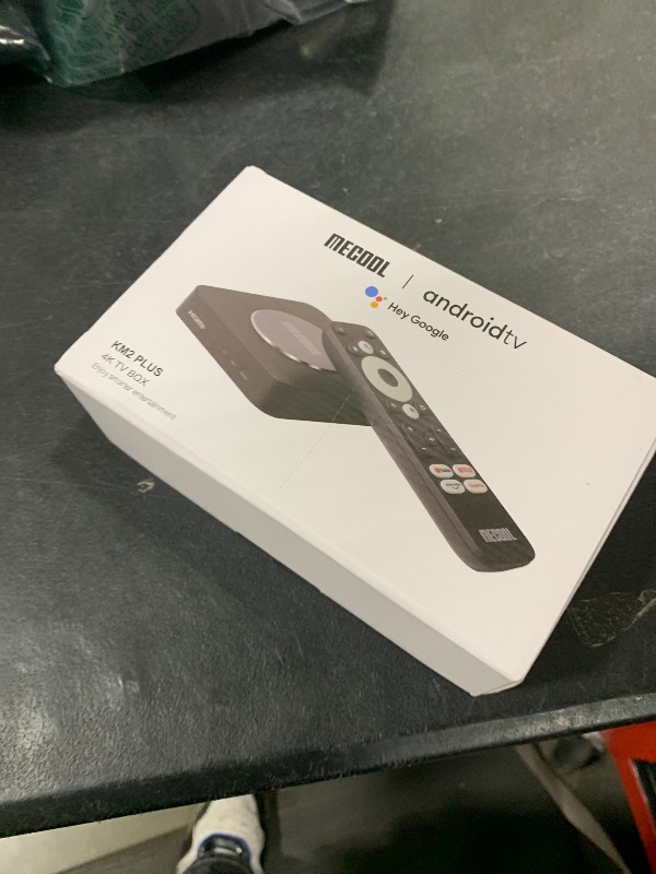 Photo 1 of Android 11.0 TV Box, MECOOL KM2 Plus 2GB 16GB Smart TV Box with Netflix Certified, Google Assistant Dolby Atmos, TV Box 4K Support AV1, 2.4G/5G, Ethernet, WiFi 5, BT 5.0 with Amlogic S905X4 (Black)
