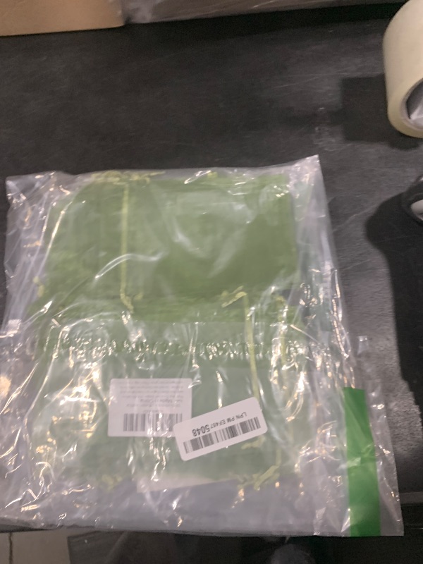 Photo 1 of 100Pcs Fruit Protection Bags, 4×6inch Fruit Netting Bags for Fruit Trees, Green Fruit Netting Cover Drawstring Mesh Bags Pest Barrier for Strawberry Blueberry Small Fruit