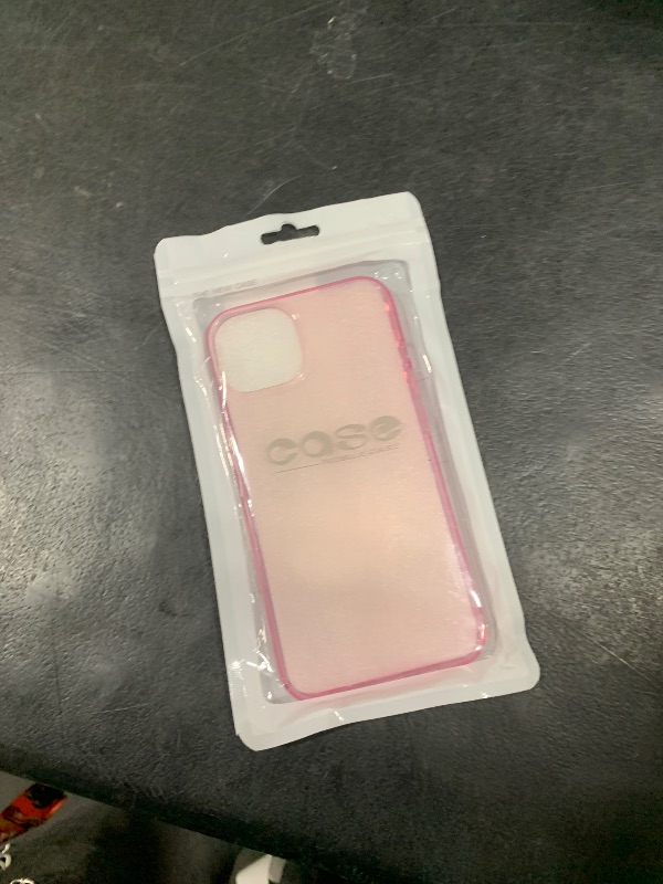 Photo 1 of JJGoo Compatible with iPhone 13 Case, Clear Pink Soft Shockproof Protective Slim Thin Phone Bumper Cover for iPhone 13-6.1 inch 2021