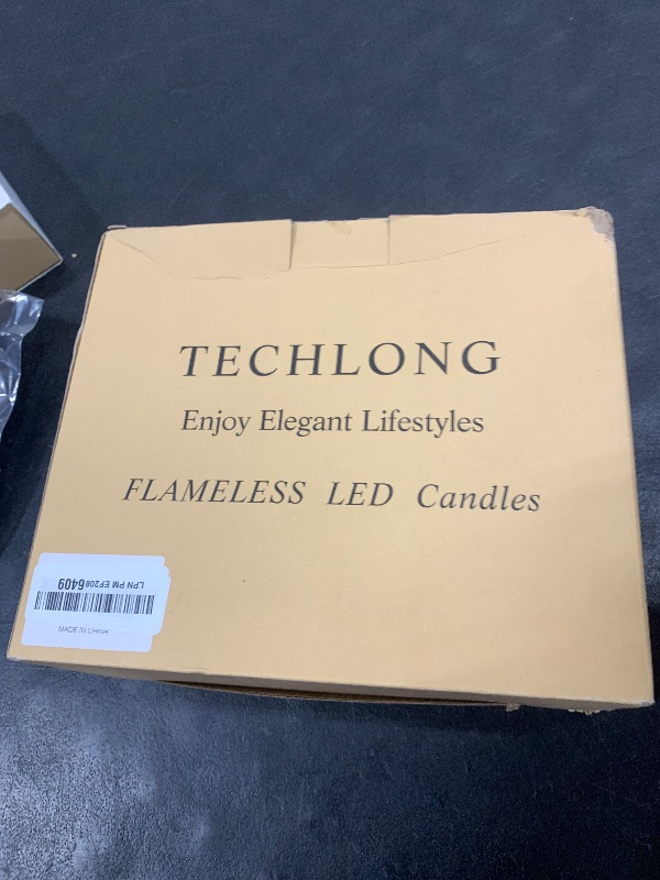 Photo 1 of TECHLONG Flickering Flameless Candles with 3D Moving Flame Set of 3(H 5" 6" 7" x D 3"), Last 1000+ Hours Battery Operated Candles with Remote Timer, Ivory Real Wax Electric LED Pillar Candles