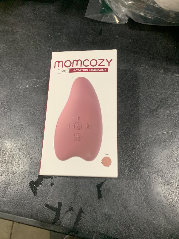 Photo 1 of Momcozy Warming Lactation Massager 2-in-1, Soft Breast Massager for Breastfeeding, Heat + Vibration Adjustable for Clogged Ducts, Improve Milk Flow, Engorgement