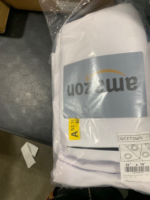 Photo 1 of NICETOWN Room Darkening Beige Curtains for Doorway 78" L, Grommet Light Blocking Window Treatments Blackout Privacy Drapes for Living Room/Kids Room, 2 Panels, W52 x L78