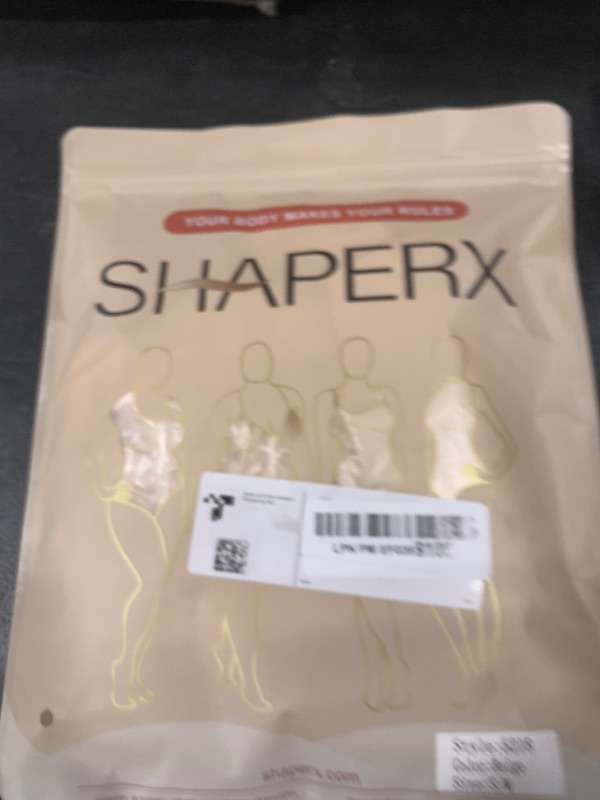 Photo 1 of SHAPERX Shapewear for Women Tummy Control Bodysuit Mid Thigh Butt Lifter Body Shaper Shorts?SZ5218-2-Beige-S/M