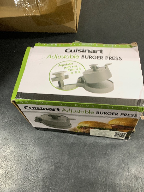 Photo 1 of Cuisinart CABP-300 Adjustable Burger Press, Makes 1/4lb to 3/4lb Patties