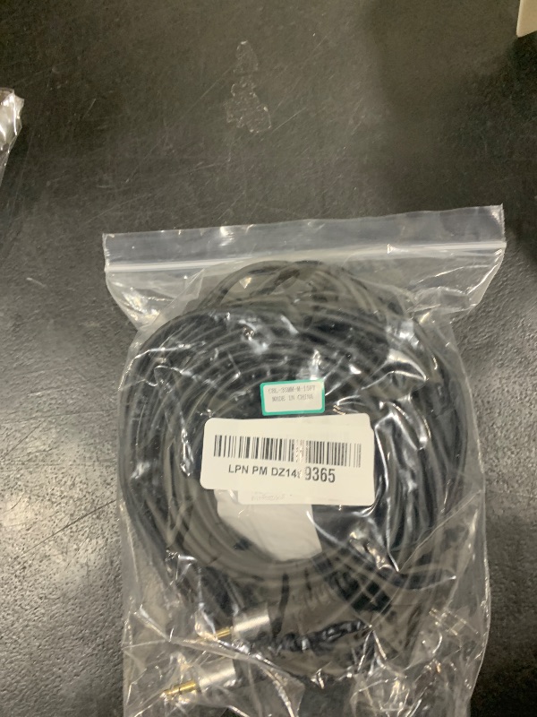 Photo 1 of TNP Premium Gold Plated 3.5mm Audio Cable (15 Feet) - Male to Male AUX Auxiliary Stereo Headset Jack Adapter Wire Cord Plug Connector for iPhone iPod iPad, Android Smartphone Tablet, Home Car System