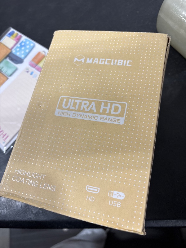 Photo 1 of Magcubic HY300PRO Mini Projector with WiFi and Bluetooth, 4K Support Smart Portable Projector Auto Keystone , Air Mouse Remote, Voice Control, 180 Degree Rotation, Home Video Proyector Android 11