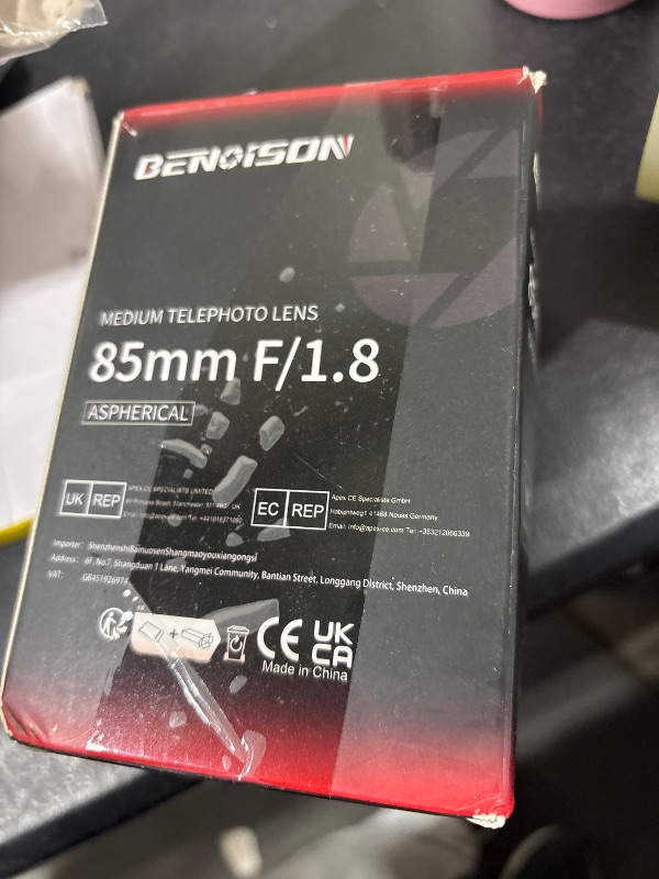 Photo 1 of 85mm Lens for Canon RF - 85mm f1.8 Portrait Lens Manual Focus(MF) for Canon EOS R, Ra, RP, R3, R5, R5 C, R6, R6 Mark II, R7, R8, R10, R50, R100 Mirrorless Camera (for Canon R-Series)