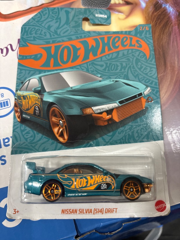 Photo 1 of Hot Wheels Pearl and Chrome Nissan Silvia (S14) Drift 1:64 Scale Die-Cast