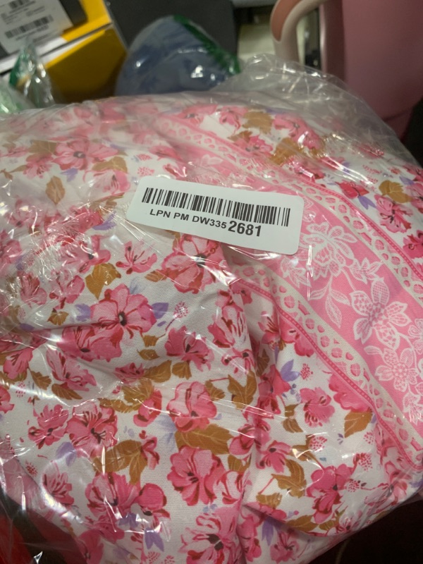 Photo 1 of GRACE KARIN Women's 2025 Maxi Dress Floral Print Long Dress Summer Casual Dress Pink Little Floral XXL