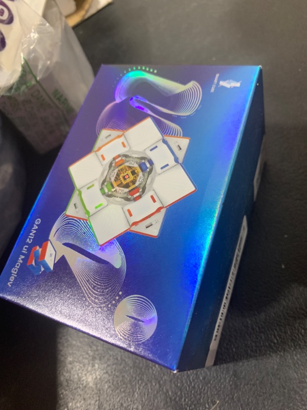 Photo 1 of GAN 12 ui Maglev, Smart Speed Cube 3x3 with GAN PowerPod, Intelligent Magnetic Speedcube via Bluetooth Connected for Online Games/AI Training Puzzle Toys for Kids and Adults