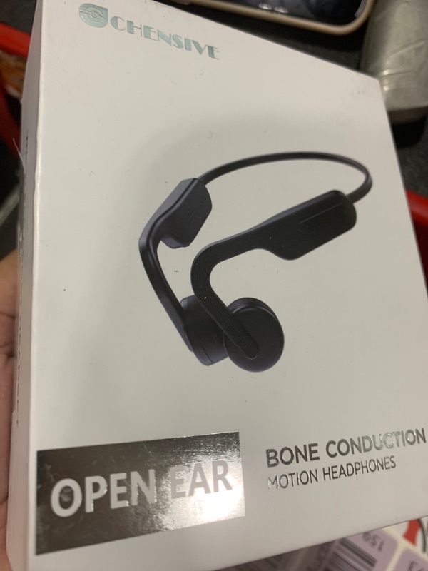 Photo 1 of CHENSIVE Bone Conduction Headphones Wireless Headphones Bluetooth 5.3 Open Ear Headphones 10H Playtime Sports Earphones with Mic, IPX6 Waterproof Headset for Running,Cycling, Hiking, Driving