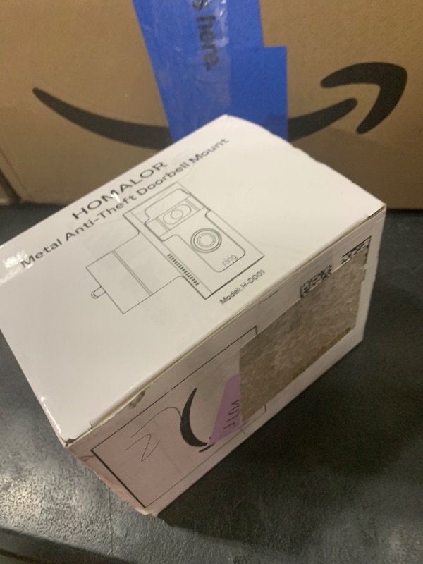 Photo 1 of Anti Theft Ring Doorbell Mount - Renter Friendly Ring Doorbell Holder for Apartment Door - All Metal Ring Door Bracket Blink Doorbell Mount No Drill