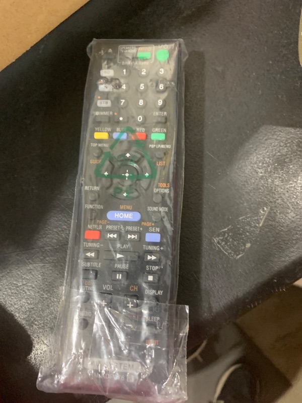 Photo 1 of New RM-ADP076 Replaced Remote fit for Sony Blu-ray Disc DVD BDV-N790W BDV-N890W BDV-N890W/Z BDV-N990W BDVN790W BDVN990W AV System Home Theater System