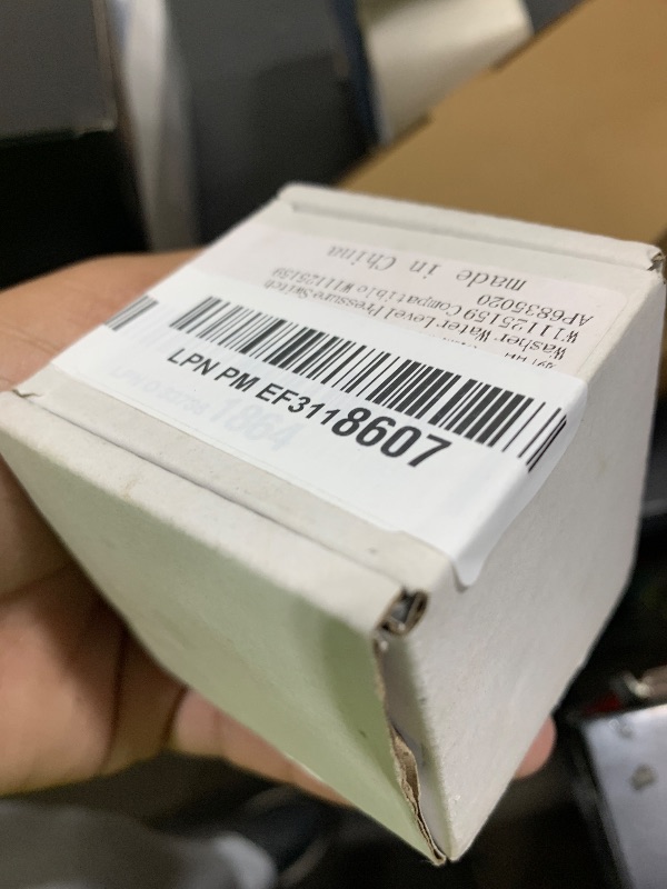 Photo 1 of for W11316246 Whirlpool Washer Pressure Switch W11125159 Whirlpool Washer Water Level Switch W11125159 AP6835020