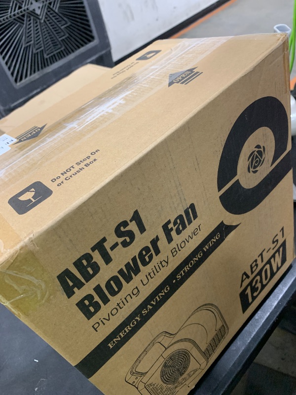 Photo 1 of Huilynsen Air Mover Blower Fan - Floor Drying Fan for Cooling, Drying and Exhausting at Home, Job Site, Garage, Shop, 3 Speeds Portable Utility Fan, 2 AC Outlets and Circuit Breaker with Reset