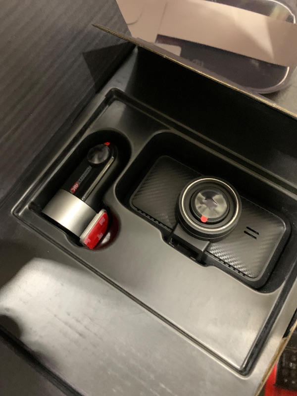 Photo 1 of Miofive Dash Cam Car Front Rear 4K+4K WiFi Bluetooth Dash Cam with 64GB SD Card, Dual Car Camera with Parking Monitoring, Super Night Vision, HDR, G-Sensor, Loop Recording, App Control, Max 512GB