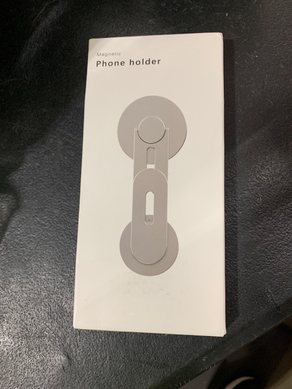 Photo 1 of MAGDIGITEH Magnetic Phone Holder for Laptop for MagSafe for iPhone 16/15/14/13/12 & All Phones, 180°Adjustable Phone Side Mount for Computer Monitor for Tesla, Desktop Cell Phone Bracket, Gray