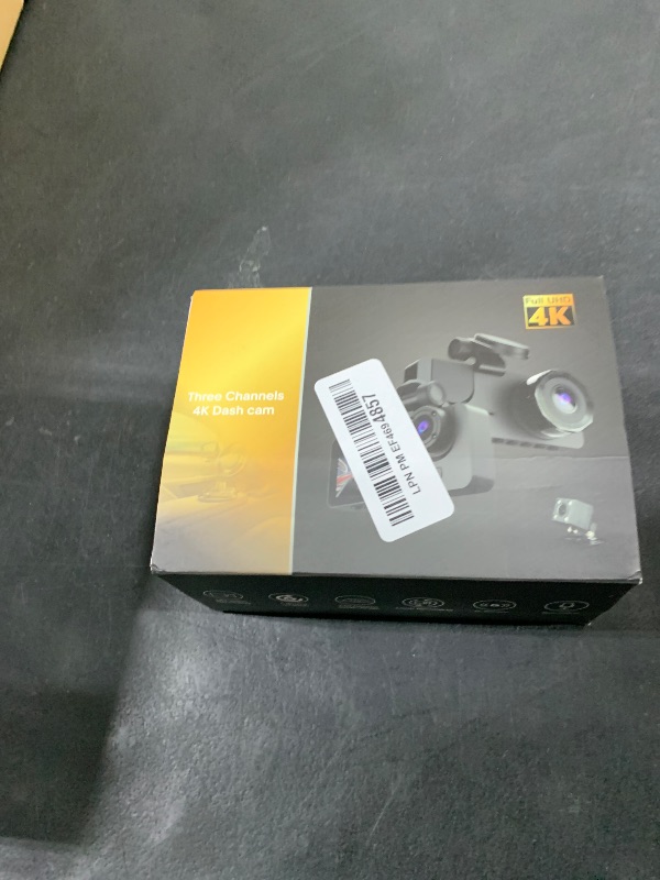 Photo 1 of Dash Camera for Cars,4K Full UHD Car Camera Front Rear with 32GB Card,Built-in Super Night Vision,2.0'' IPS Screen,170°Wide Angle,WDR, 24H Parking Mode, Loop Recording