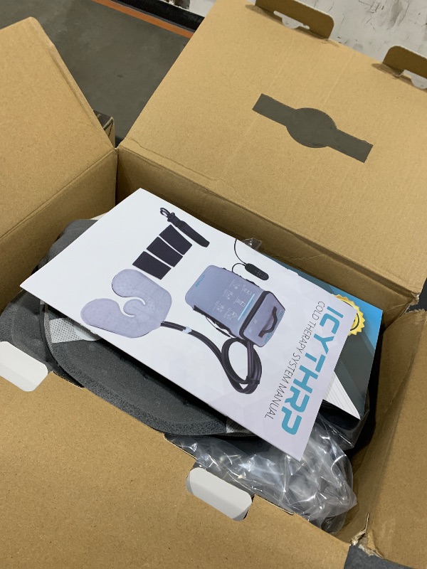 Photo 1 of ICYTHRP Cold Therapy Machine with Programmable Timer, Portable Ice Machine for Knee After Surgery, Knee Replacement Recovery System for Pain Relief w/Compression Pad for Shoulder, Hip and Ankle