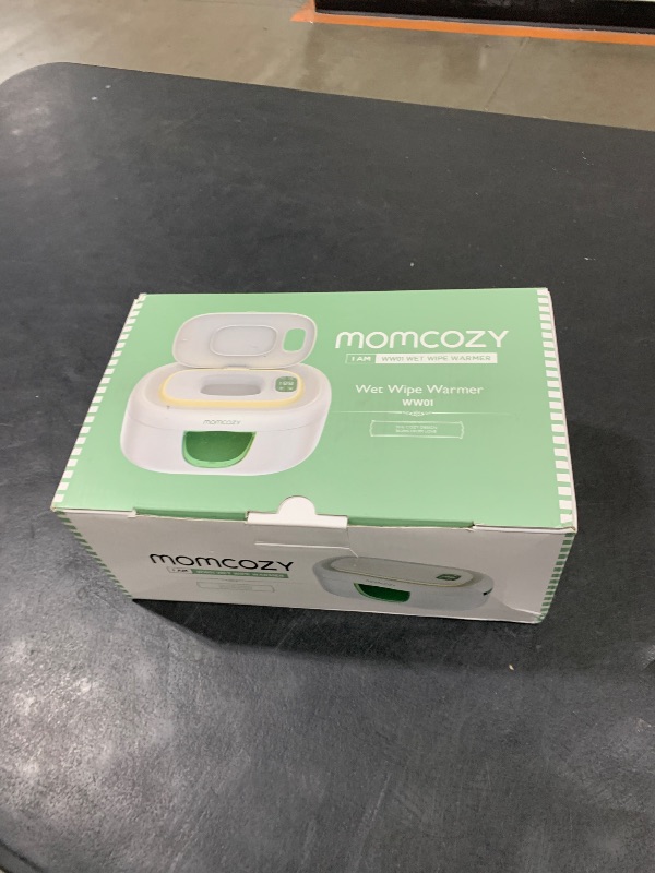 Photo 1 of Momcozy Baby Wipe Warmer, Innovative Spring Design, Large Capacity Wipes Dispenser, Fast and Even Heating, 4 Modes of Temperature Heating Control, Diaper Wipe Warmer with Night Light
