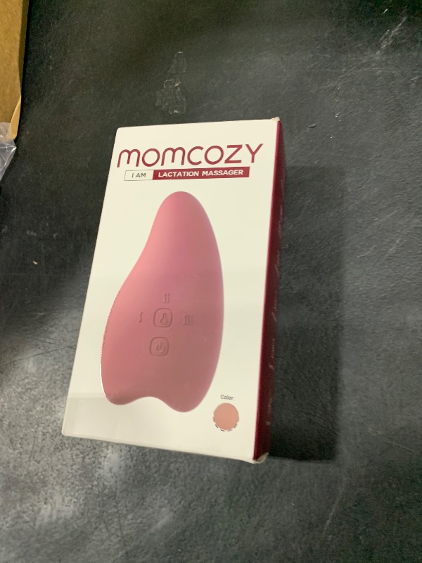 Photo 1 of Momcozy Warming Lactation Massager 2-in-1, Soft Breast Massager for Breastfeeding, Heat + Vibration Adjustable for Clogged Ducts, Improve Milk Flow, Engorgement