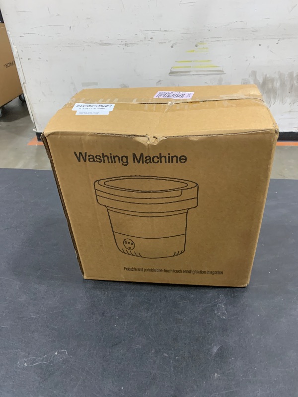 Photo 1 of Portable Washing Machine, 15L Upgraded Mini Washer with Spin Basket Laundry Machine, 3 Cleaning Modes Suitable for Small Clothes, Foldable Design Ideal for Apartment, Home, Hotel