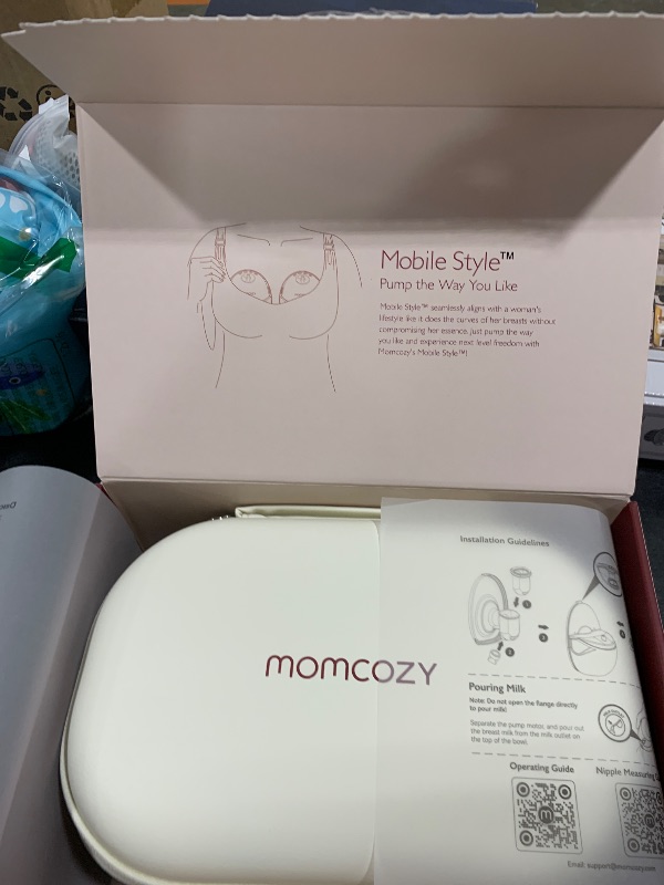 Photo 1 of Momcozy Double Breast Pump?Compact, Quiet & Hands-Free?Ash