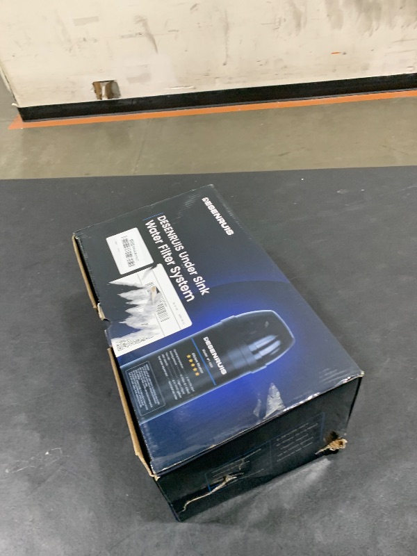 Photo 1 of Under Sink Water Filter System, Reduces 99.99% Lead, Chlorine, Bad Taste & Odor, Under Counter Water Filter Direct Connect to Kitchen Faucet, 10000 Gallons, by DESENRUIS