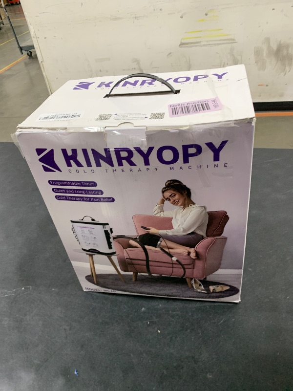 Photo 1 of Cold Therapy Machine with Programmable Timer, Portable Ice Machine for Knee After Surgery, Knee Replacement Recovery System, Cryotherapy Pain Relief w/Compression Pad for,Shoulder, Hip and Ankle