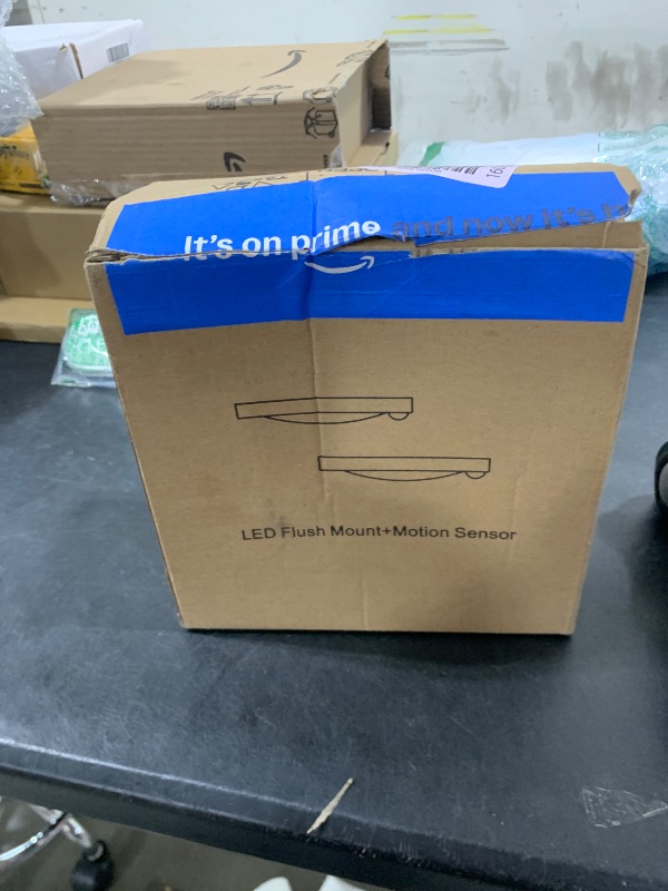 Photo 1 of Motion Sensor LED Ceiling Light, 15W(100W Equivalent) & 1200LM, 3 Colors in 1(3000K/4000K/5000K), 7.5inch Flush Mount Lighting Fixture for Doorway, Stairway, Corridor, Pack of 2, Non-Dimmable, White