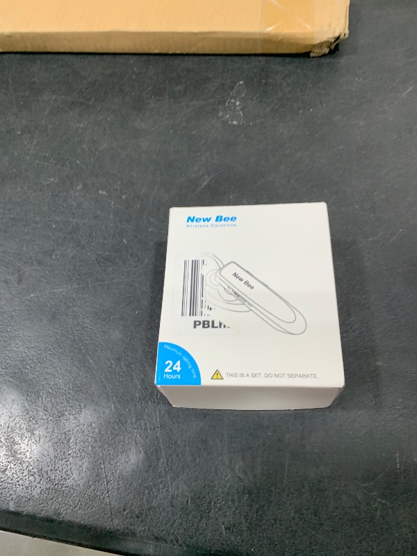 Photo 1 of [2 Pack] Bluetooth Earpiece Wireless Handsfree Headset V5.0 24 Hrs Driving with Mic 60 Days Standby Bluetooth Headset for iPhone Android Samsung Driver